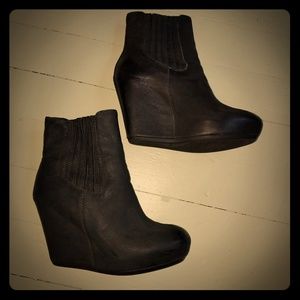 ASH leather bootie with 4 inch heel